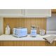 7. SMEG toaster model TSF03PBEU pastel blue