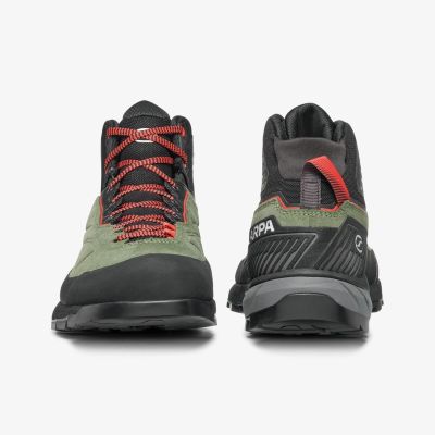 3. Scarpa Rapid XT Mid GTX Women's Approach Shoes - Birch/Coral Size: 37_5