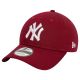 New Era League Essentials 9TWENTY New York Yankees Cap 60471469 Burgundy OSFM