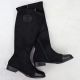 10. Women's black suede boots M.Daszyński MR2251-19