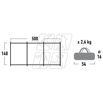 2. High Peak Mistral 10015 Beach Screen