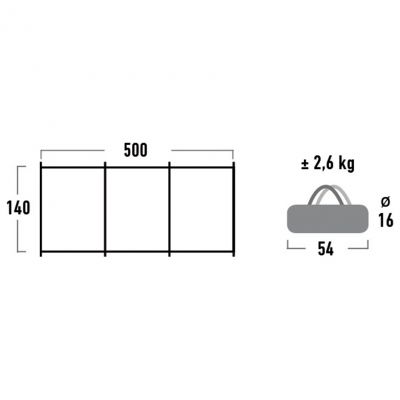 2. High Peak Mistral 10015 Beach Screen