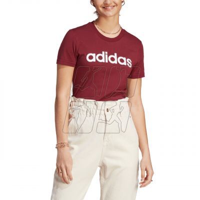 3. adidas Loungewear Essentials Slim Logo Tee W IM2829