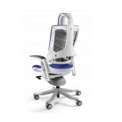 2. Wau 2 BL415 office chair, royalblue/white fabric