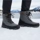 14. Winter snow boots waterproof gray DK