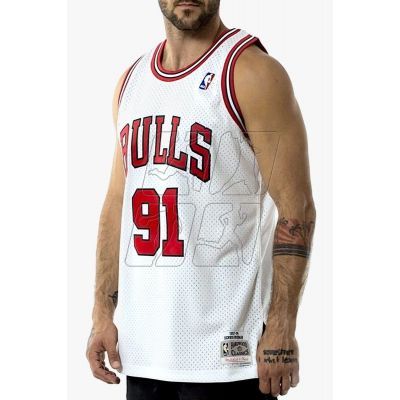 2. Mitchell &amp; Ness Chicago Bulls NBA Swingman Jersey Bulls 97-98 Dennis Rodman M SMJYAC18079-CBUWHIT97DRDN