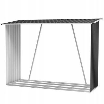 GARDEN HOUSE WOODEN SHELF STEEL SHELF 163X83X154CM
