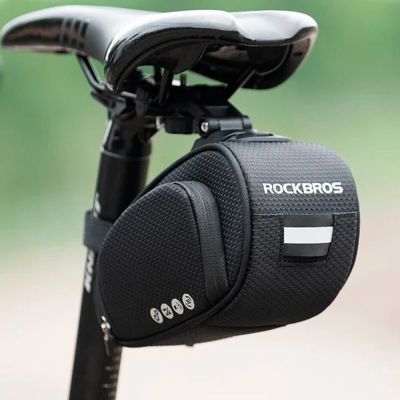 10. Rockbros C40 bicycle bag under the saddle - black