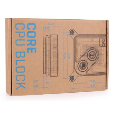 6. Alphacool Core 1 Carbon Water Block