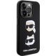 4. Karl Lagerfeld Silicone Karl&Choupette Head case for iPhone 15 Pro Max - black