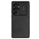 Nillkin Qin Pro Case for Samsung Galaxy S25 Ultra with Flip and Camera Cover - Black