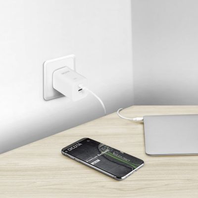9. DICOTA D32184 charger for mobile devices Laptop, Smartphone, Tablet White AC Fast charging Internal