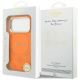 8. Guess Peony Hot Stamp MagSafe Case for iPhone 17 Pro - Orange