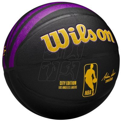 2. Wilson Wilson NBA Team City Collector Los Angeles Lakers WZ4024114XB basketball