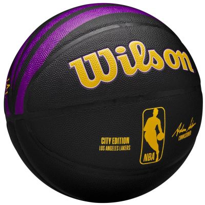 2. Wilson Wilson NBA Team City Collector Los Angeles Lakers Basketball WZ4024114XB