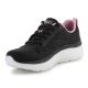 3. SKECHERS GO WALK HYPER BURST SPACE INSIGHT BLACK/PINK 124578-BKPK