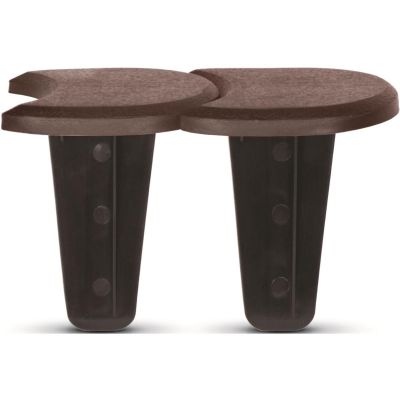 GARDEN PALISADE EDGE FLAT DOUBLE CUBE 3.8 M BROWN