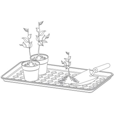 4. DRAINER SHOE RACK DRY PAD BLACK PROSPERPLAST