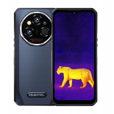 Oukitel WP55 Ultra Thermal 6.6" Smartphone Dual SIM Android 15 5G USB Type-C 16GB 512GB 11000mAh Gray