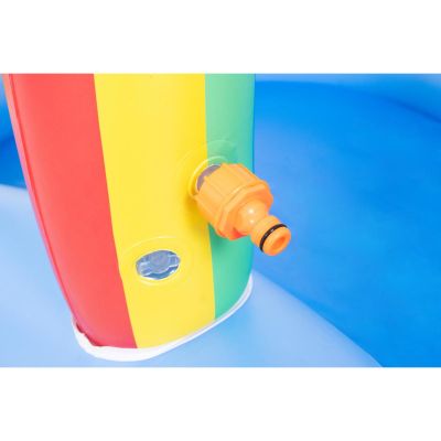 15. CHILDREN'S POOL PLAYGROUND RAINBOW 220x122CM 51348