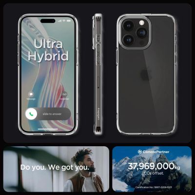 11. Spigen Ultra Hybrid iPhone 15 Pro Case - Clear Matte