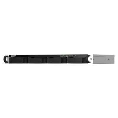 3. Qnap TS-464eU-8G, 1U, 4 x 2.5"/3.5" SATA, Intel Celeron N5105/N5095 4C/4T, 8GB RAM onboard (not expandable), 2 x 2.5GbE, Single PSU (not upgradeable to RP)