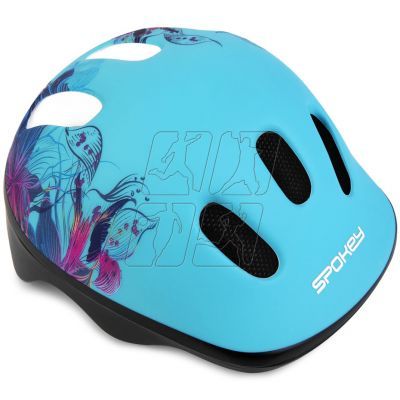 7. Spokey Florist Jr 927772 bicycle helmet