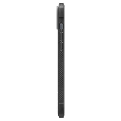 15. Spigen Rugged Armor Mag Case with MagSafe for iPhone 14 - Matte Black