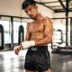 4. Black Men’s Muay Thai Shorts V1 COMBATWEAR | DBX Bushido