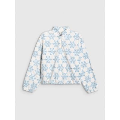 8. 4FWarm oversize fleece with print for girls 4F 4FJRAW25TFLEF440-90A
