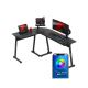 6. Huzaro Hero 6.0 Black RGB Gaming Desk