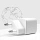 4. SBS TETRGAN1C20W 20W GaN Wall Charger with Power Delivery - White