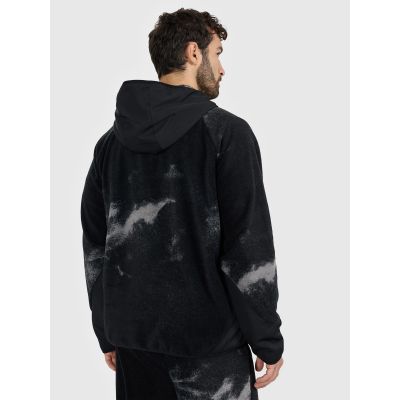 2. Men's 4F Warm loose fleece with hood 4F 4FRAW25TFLEM462-20A