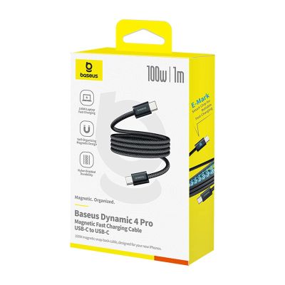 2. Baseus Dynamic 4 Pro Fast USB-C Cable - USB-C 100W 1m - Black