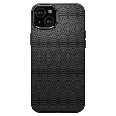 2. Spigen Liquid Air iPhone 15 Case - Matte Black