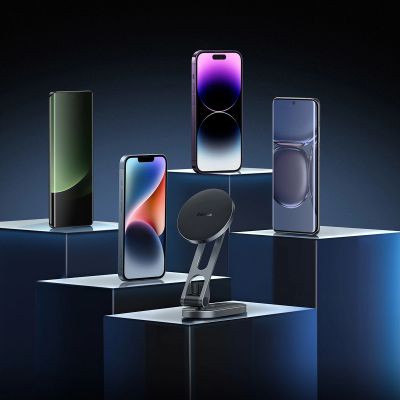 9. Baseus T-Space magnetic car holder for the cockpit - silver