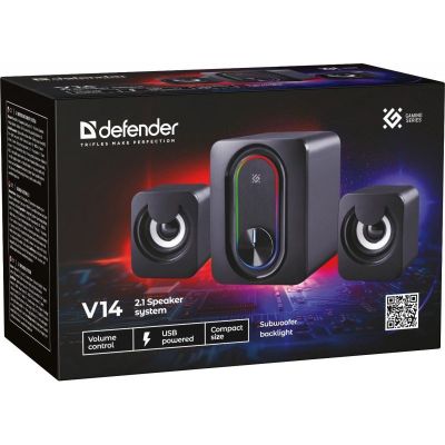9. Defender Computer Speakers V14 2.1 Bluetooth 11W USB 65314