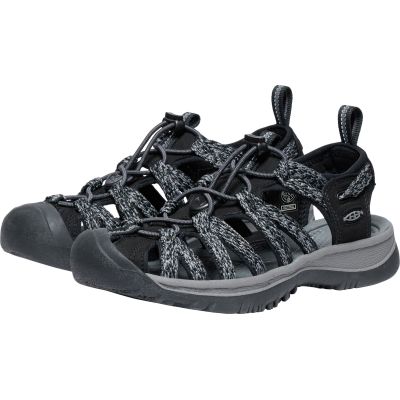 7. Keen Women's Sandals WHISPER 1028815 BLACK/STEEL GREY