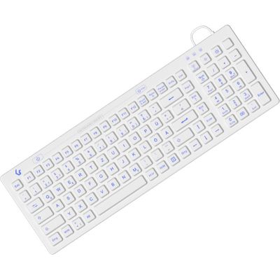 KeySonic KSK-6031INEL-Wh (DE) keyboard Industrial USB QWERTZ German White