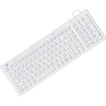 KeySonic KSK-6031INEL-Wh (DE) keyboard Industrial USB QWERTZ German White