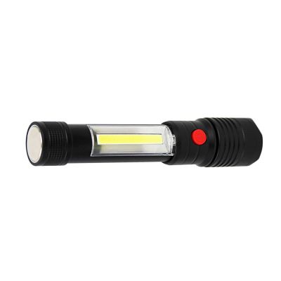 10. ESPERANZA ALUMINUM FLASHLIGHT WITH SIDE LIGHT COB APATE EOT069