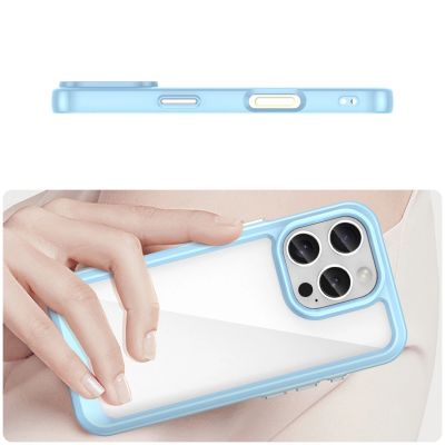 4. Outer Space Case for iPhone 16e / 17e with Flexible Frame - Blue