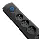 2. Qoltec 50104 power strip (1.5 m; black)