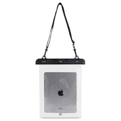 4. Waterproof PVC tablet case - white