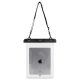 4. Waterproof PVC tablet case - white
