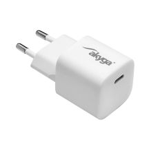 AKYGA 25W USB-C PD GAN WALL CHARGER 5-12V / 2.08-3A WHITE AK-CH-22