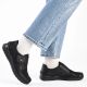 14. Rieker 48954-00 comfortable black women's shoes with Velcro