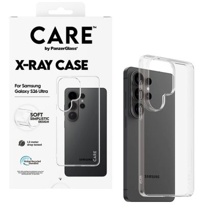 4. CARE by PanzerGlass X-Ray Case for Samsung Galaxy S26 Ultra - Transparent