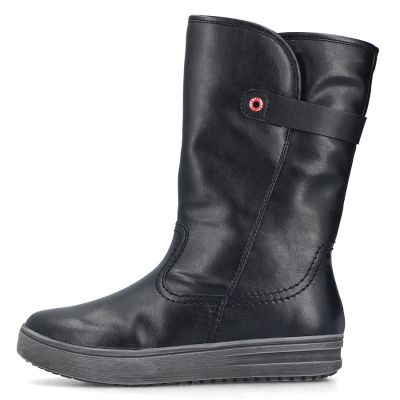 3. Rieker L2580-00 short insulated black women's boots