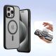 5. Dux Ducis Lawa Leather Case for iPhone 15 Pro Max - Black